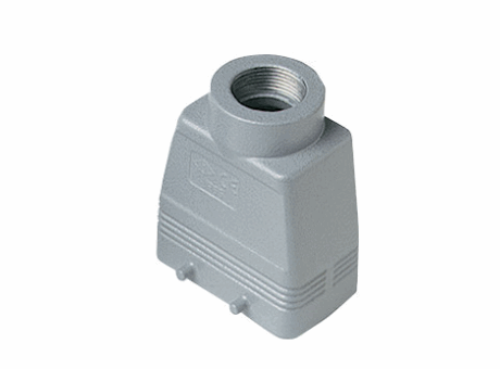 Custodia mobile con 4 piolini, grandezza "57.27" per frutti CM 830V, uscita verticale, M20, versione isolata 830V, IP66 (e IP69K DIN 40050 - 9).