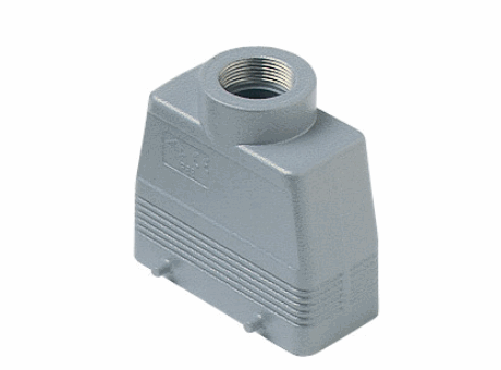 Hoods with 4 pegs, size "77.27" insulated 830V version, top entry, M25, insulated 830V version, IP66 (and IP69K DIN 40050 - 9)