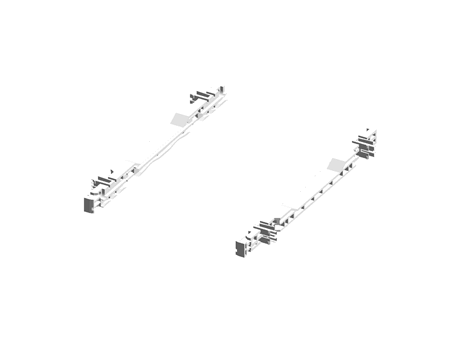 Card Guide with integrated push and pull assist
