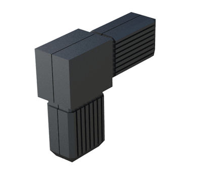 Isc Diffuser Connector ISC Plastic Parts - 免费 CAD 模型 - 2 TUBES ELBOW CONNECTOR WITH A CAVITY ...