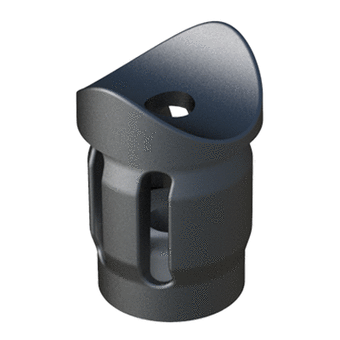 Isc Diffuser Connector ISC Plastic Parts - Free CAD models - 2 TUBES TRANSVERSE CONNECTOR ...