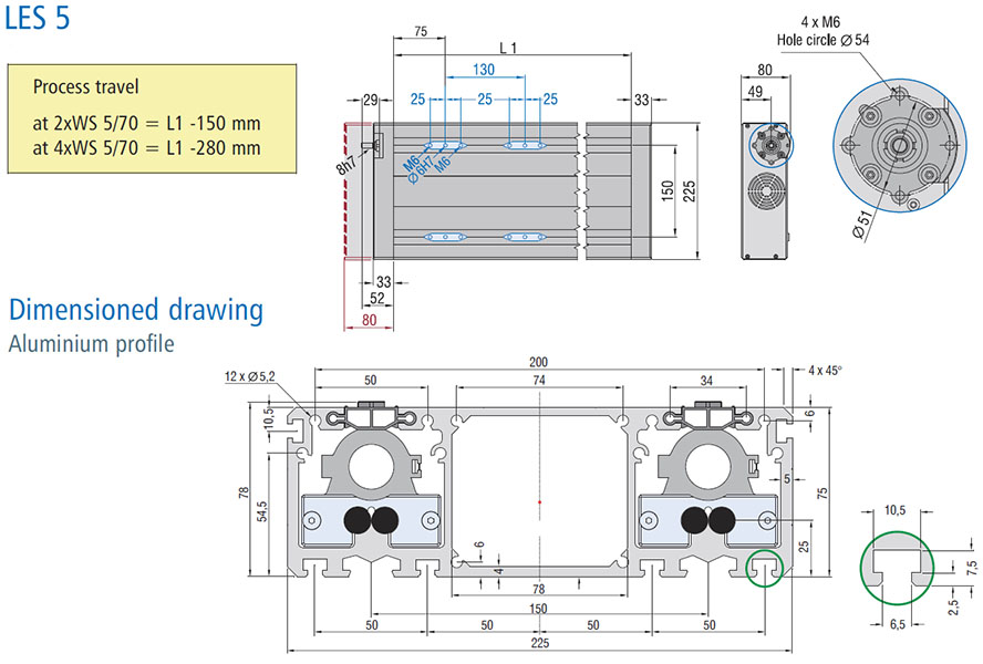 Dimensional drawing
