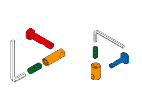 Profile snaplock connections