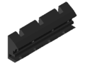 Bearing Block D30 100 D5-33 ESD, black similar to RAL 9005