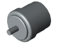 Conveyor Roller TR30, Bearing Flange D26.4/D5, grey similar to RAL 7042