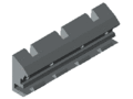 Bearing Block D30 100 D5-33, grey similar to RAL 7042