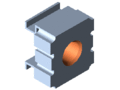 Captive Nut M6, bright zinc-plated