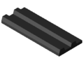 Zahnriemen R50 T10, schwarz