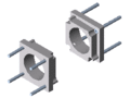 Synchroniser Shaft Cover Set KRF 8 80 ZR