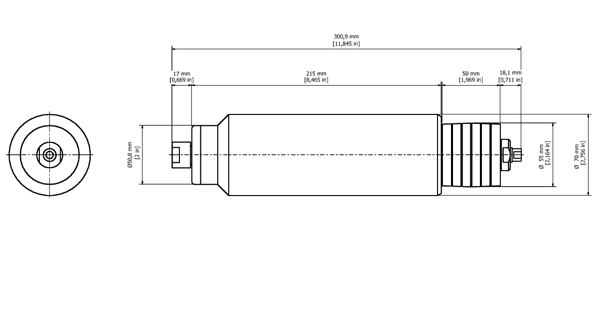 Jena Rotary Technology Ltd - Free CAD models - GS 1769 Spindle - TraceParts