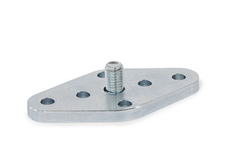 GN 1050.2 Steel Flanges, for Quick Release Couplings GN 1050 and Inserts GN 1050.1