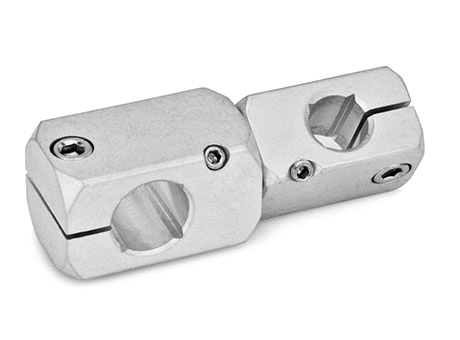 GN 475 Aluminum, Twistable Two-Way Mounting Clamps