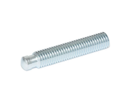 DIN 6332 Zinc Plated Steel Grub Screws, with Unhardened Tip