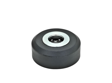 EN 6344 Steel / Stainless Steel Washer Rings with Axial Ball Bearing, with Plastic Housing