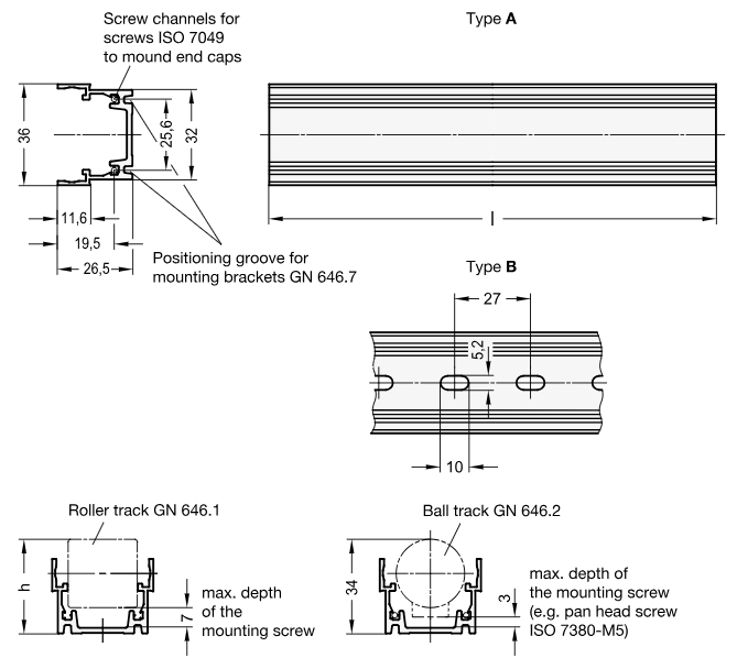 J.W.WincoStandard Parts Free CAD models EN 646.3 Aluminum Carrier
