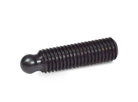 GN 632.1 Steel Grub Screws, with Ball End, for Thrust Pads