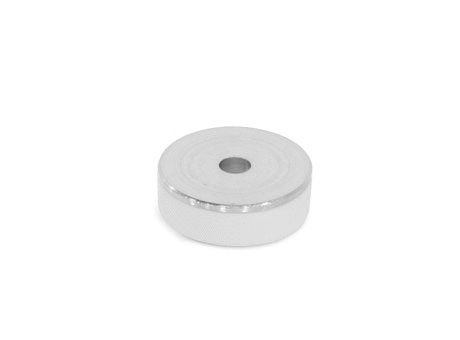 GN 338 Steel Disks with Cover Cap, for use as Device Bases / Glides / Screw Covers