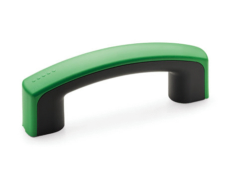 EN 629 Plastic Cabinet U-Handles, with Cover Cap