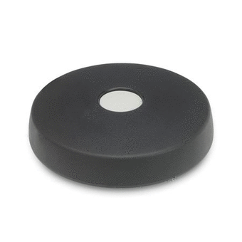 EN 521.5 Technopolymer Plastic Solid Disk Handwheels, with Stainless Steel Hub, with or without Revolving Handle