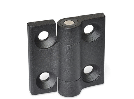 GN 437.4 Zinc Die-Cast Hinges, with 4 Indexing Positions