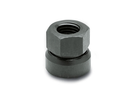 GN 347 Steel Swivel Hex Nuts, with Tapped Through Socket