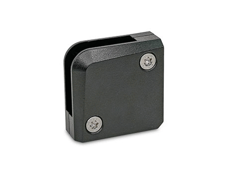 GN 939 Zinc Die-Cast Panel Support Clamps, for Glass and Plastic Panels