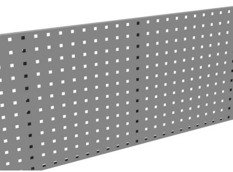 Kanya AG - Lochwand, 2000x450mm, Lichtgrau RAL7035