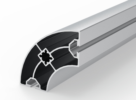 Kanya AG - BASE PROFILE 50 mm - RADIUS EXTRUSION 100X100 (A03–9)