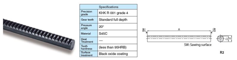 KHK USA Inc - Archivos CAD gratuitos - CP Round Racks (SROCP) - TraceParts