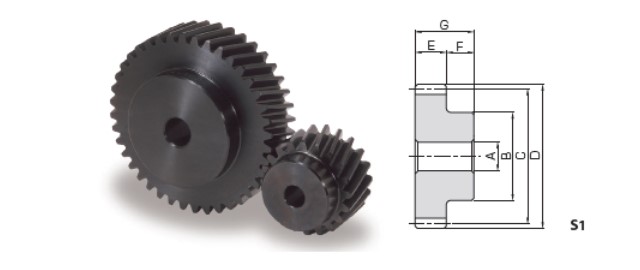KHK USA Inc - Free CAD models - Helical Gears (SH) - TraceParts