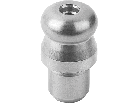 Step Pin With Thread KIPP - 無料のCADモデル - LOCATING PIN INTERNAL THREAD BOTH SIDES C=14, A=14 ...