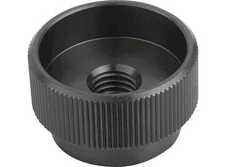 KNURLED NUT with pinhole KNURLED NUT with pinhole