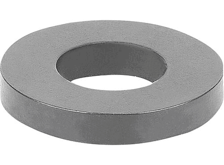 WASHER HEAVY VERSION, D1=0.406, QT STEEL HARDENED AND BLACK OXID FI