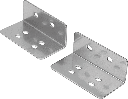 Mounting bracket, stainless steel, for telescopic slides
