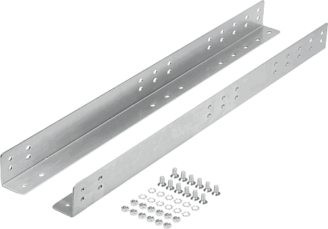 Mounting bracket, steel, for telescopic slides, Form D