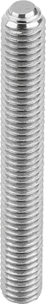 Ball-end thrust screws without head stainless steel with flattened ball