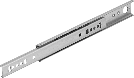 Telescopic slides partial extension, loading up to 15 kg