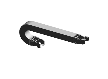 Bridge Type Aluminium And Plastic Cable Chain CL108 Series