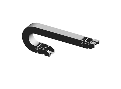 Bridge Type Aluminium And Plastic Cable Chain CL66 Series