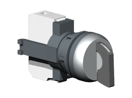 Osmoz complete units : Non-illuminated complete units - selectors switches - Handle