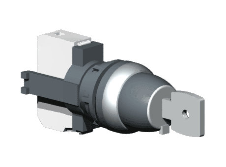 Osmoz complete units : Non-illuminated complete units - selectors switches - key