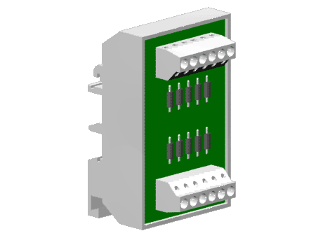 Diode modules, differential and electronic - Diode modules - Rail fixing