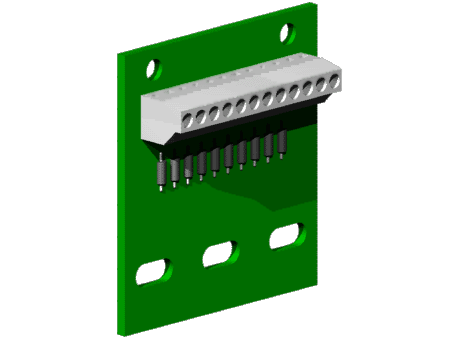 Diode modules, control, earth leakage and electronic - Diode modules - Door or plate fixing