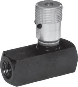 Flow control valve - In line mounting
