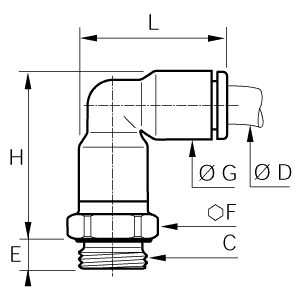 Parker Legris Connectic Low Pressure - Free CAD models - 3169