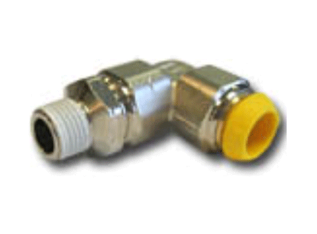 C63PB Adjustable Male Elbow BSPT