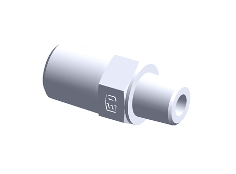 Hydraulic 37 degrees flared fitting ISO 8434-2 - Swivel nut female connector - Threading UN 7/8-14 - Tube diameter=14..16