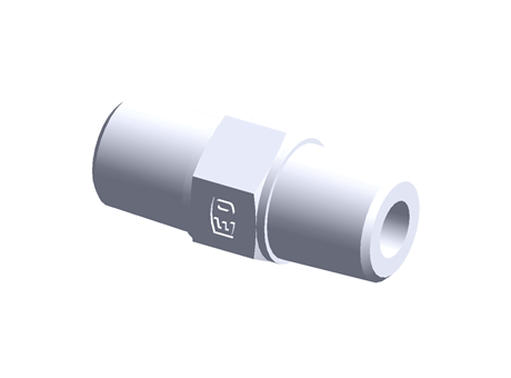 Hydraulic fitting - Male BSPT adapter - Male threading BSPT 1/8" - Male threading BSPT 1/8"