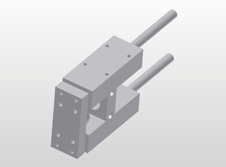 Module guidage vérin D12-16 course 25 MM