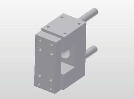 Module guidage vérin D12-16 course 20 MM